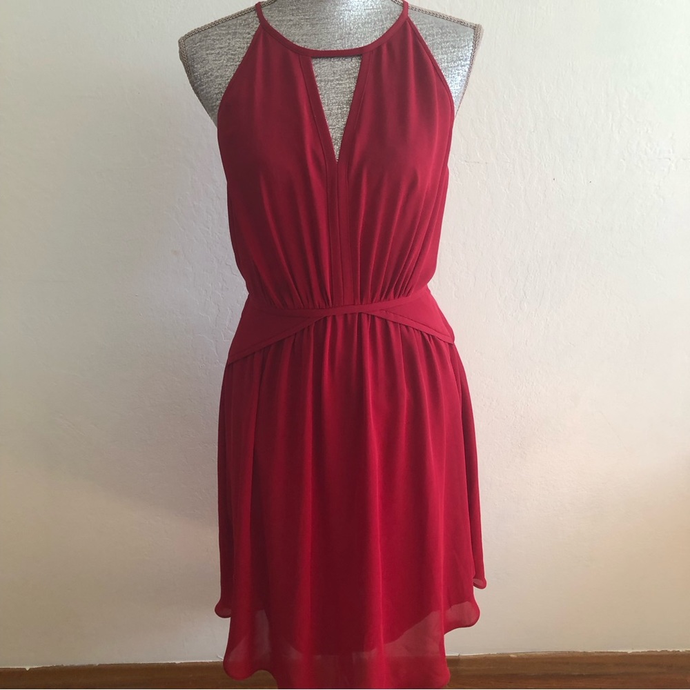 Banana Republic cocktail sleeveless size 2 red Dress